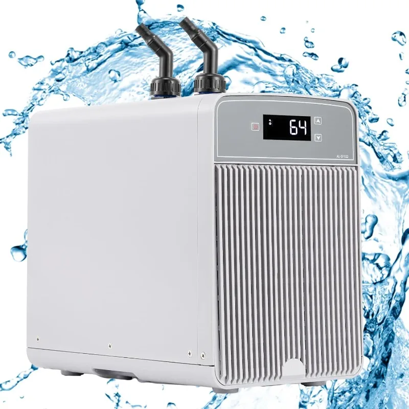 

Aquarium Chiller 42Gal Water Chiller for Fish Tank 1/10 Water Cooler Refrigeration Compressor for Axolotl Hydroponics