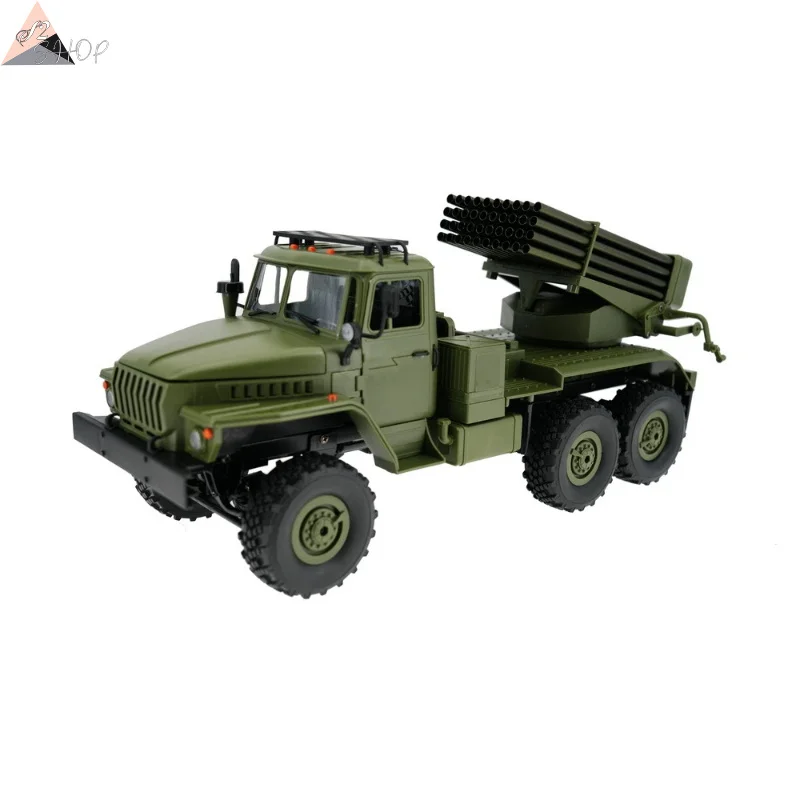 WPL B36-2 масштаб 1:16 BM-21 Grad ракетная установка радиоуправляемый грузовик 4WD внедорожный альпинистский полнофункциональный пульт дистанционного управления модель автомобиля