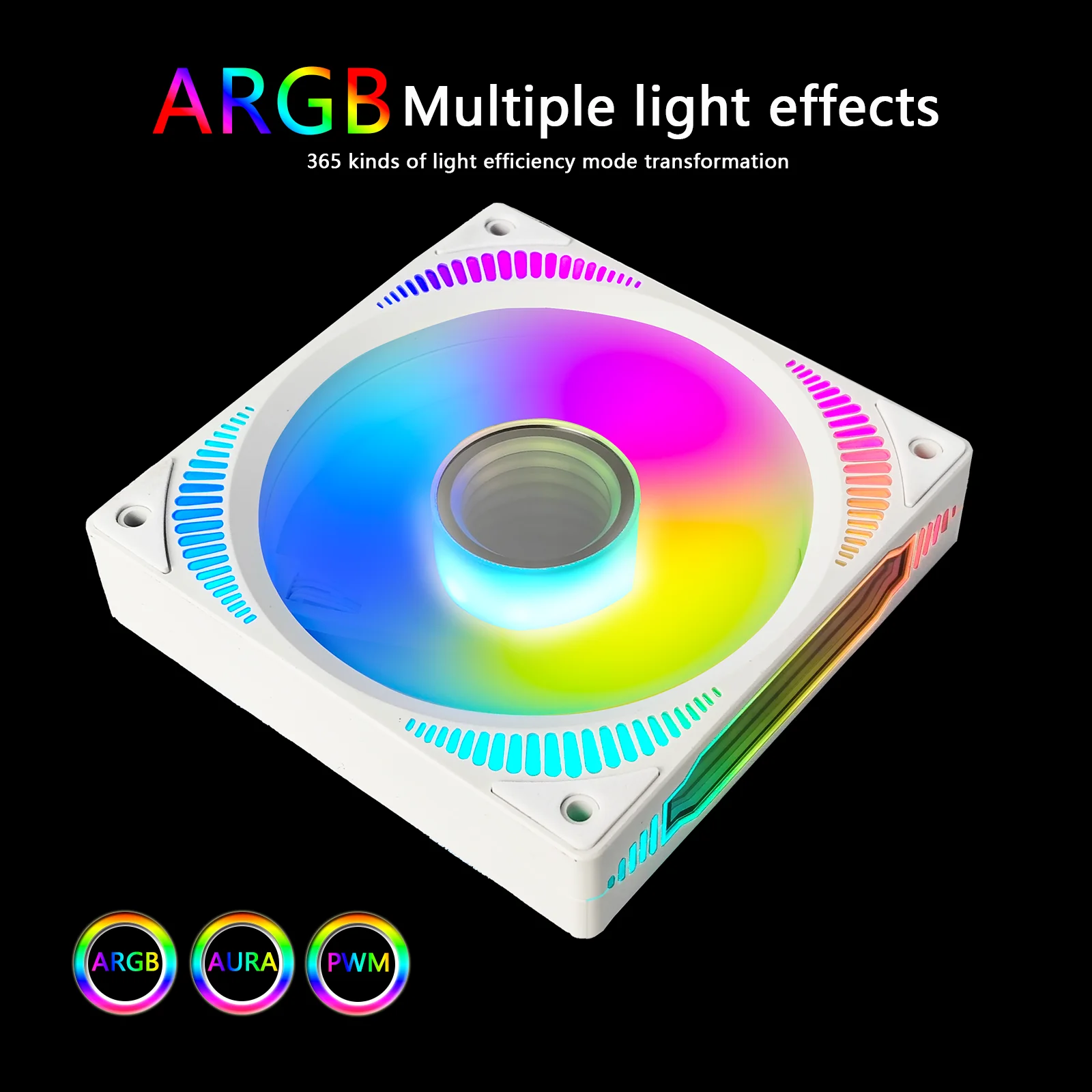 

MANMU 120 мм зеркальные охлаждающие вентиляторы RGB для ПК компьютерный вентилятор 5 В/3 контакта ПК RGB корпусной вентилятор 12 В