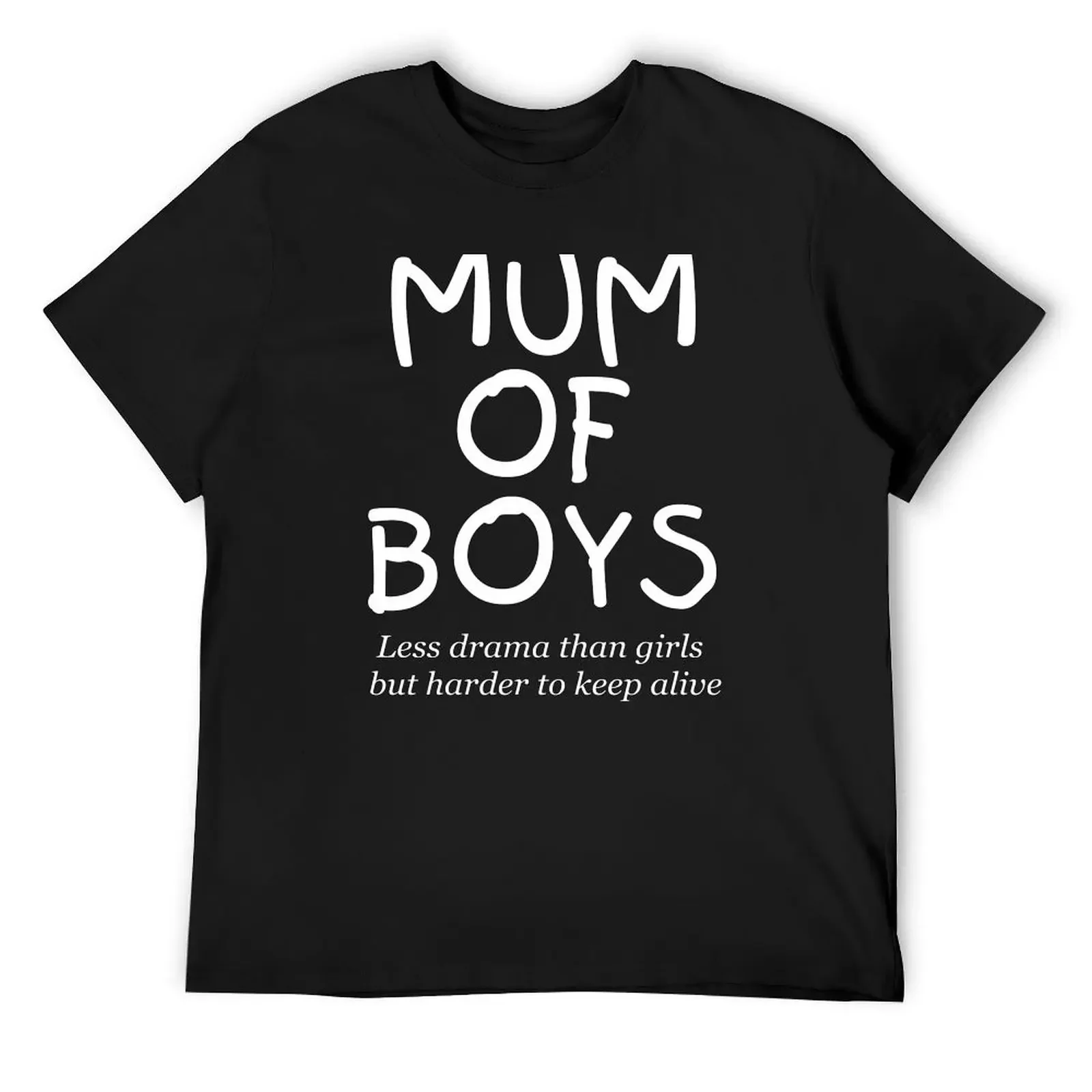 Mum of Boys T-Shirt baggy shirts sports fans blue archive mens t shirt