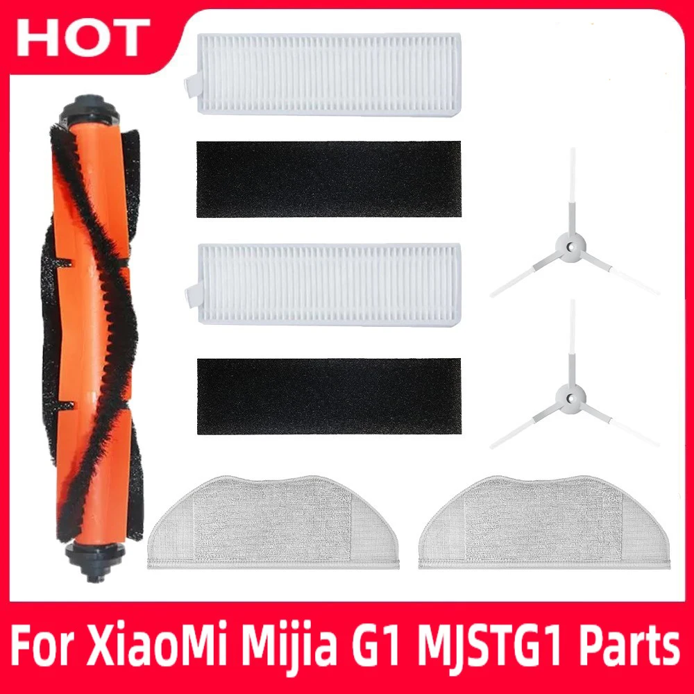 

For Xiaomi Mi Robot Vacuum-Mop Essential Mijia G1 MJSTG1 Parts Main Brush Hepa Filter Rag Cloth Accessories