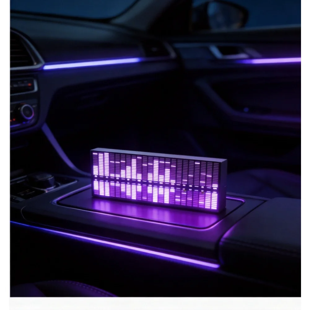 Sound-collecting Pickup Lamp Voice Control Music LED Audio FOR SPECTRUM Car Ambient Light DIY Tools Replacement Accessories