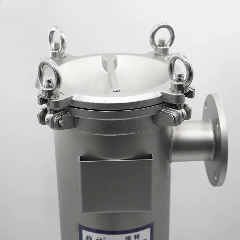 Hot Sales Beverage Wine Cosmetics 304 316 Washable Bag Filters Stainless Steel Single Bag Filter