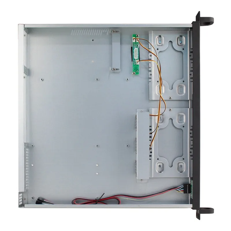 1U 420C عمق قصير ATX Rack Mount Enterprise PC Enclosure 4x HDD Server Case