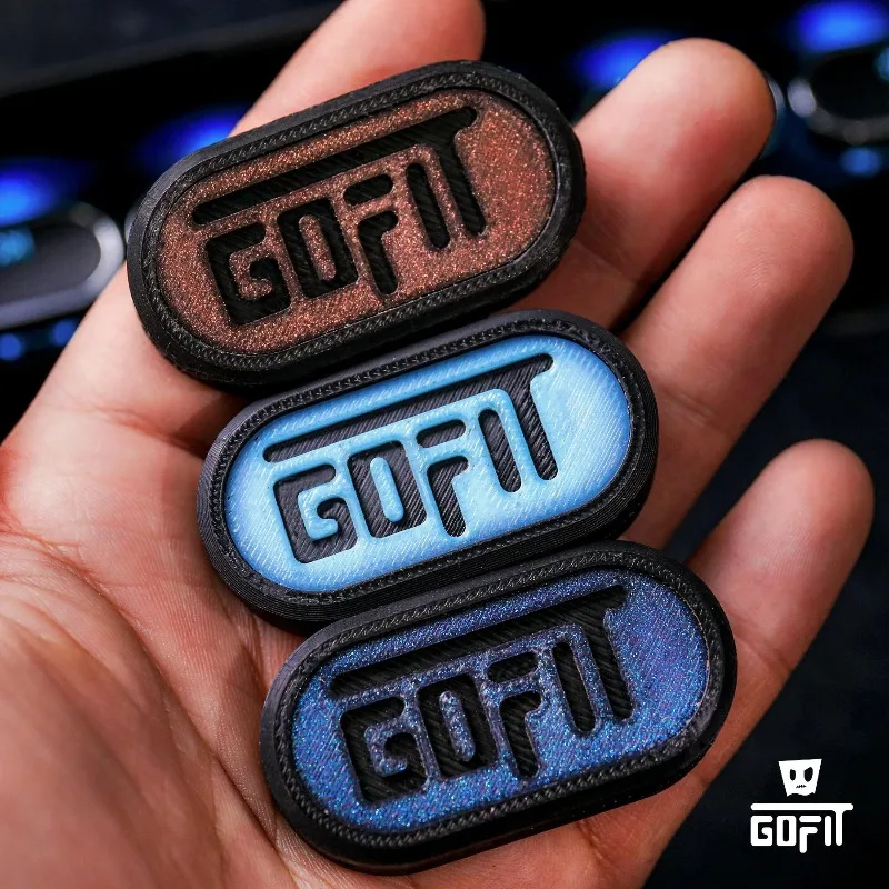 GOFIT EDC NANO 3D imprimé Segment Dense bout des doigts carte poussoir jouet de décompression