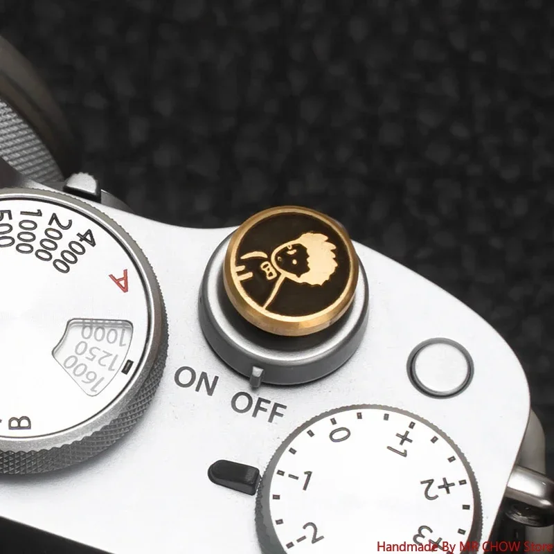 موضوع نمط النحاس مصراع الإصدار زر ل Fujifilm X100V X100VI X-T5 سوني RX10 RX10M4 لايكا Q3 D-LUX8 M10 نيكون Z f ZF