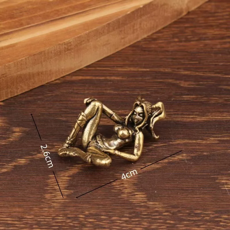 Beauty Girl Brass Knife Beads DIY Paracord Handmade Woven Lanyard Pendants Umbrella Rope Bracelet Charms DIY Accessories