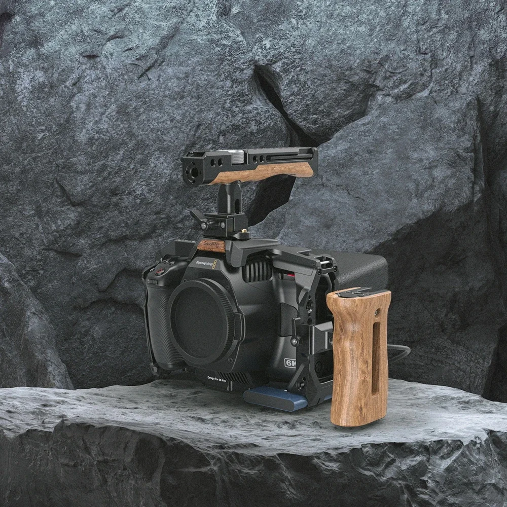 مجموعة قفص كاميرا كاملة من SmallRig لـ BMPCC 6K Pro / 6K G2 مجموعة ملحقات احترافية لوح أساسي