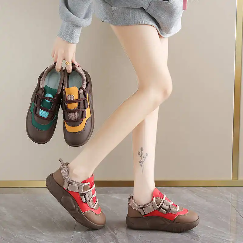 

Роскошные женские повседневные кроссовки из легитимной кожи со шнуровкой, белые кроссовки, размер 34, спортивные предложения, высокотехнологичные удобные новинки