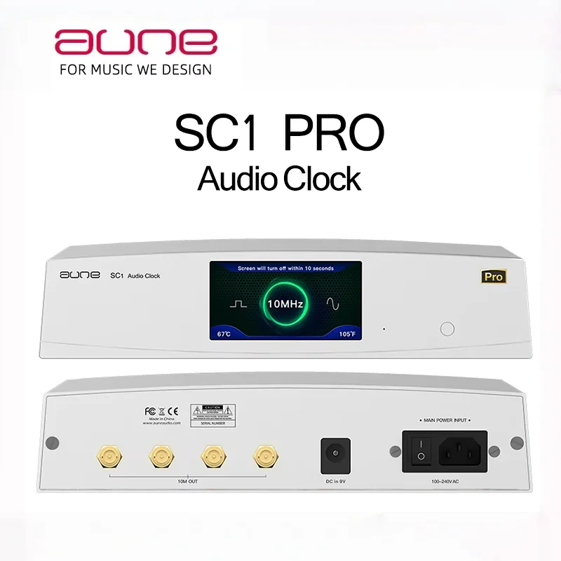 

AUNE SC1 pro HIFI Digital Audio Clock 10Mhz OCXO Crystal Oscillator Power Synchronous Isolated with Four-way Output