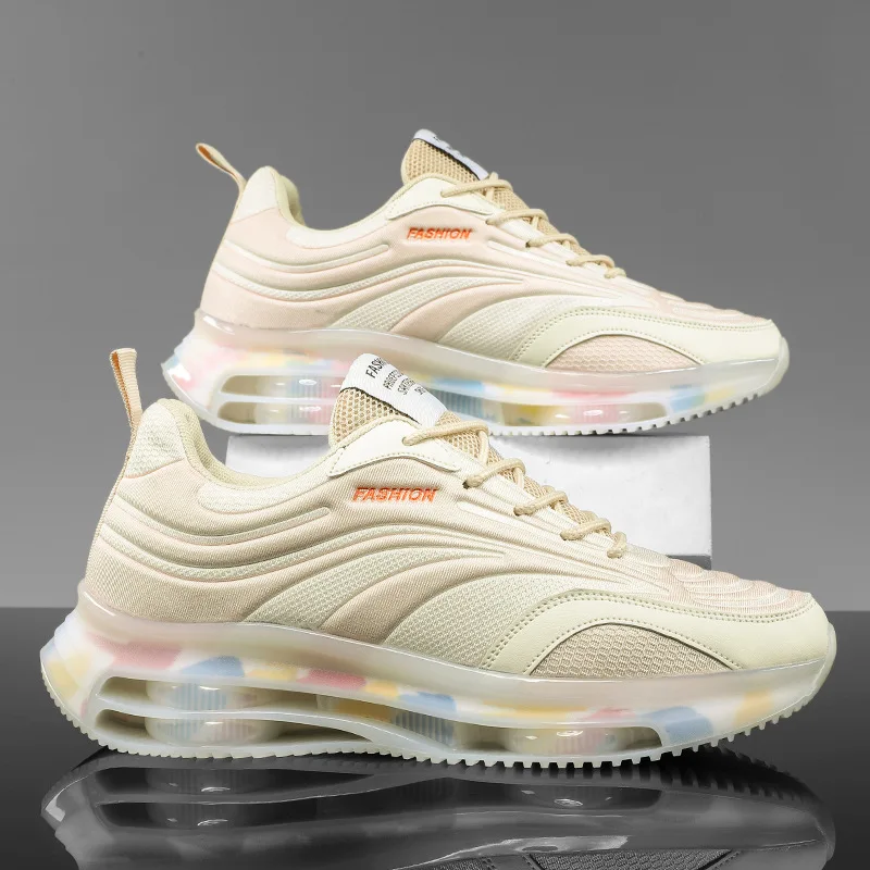 New Men's Sneakers Breathable Mesh Fashion Casual Shoes Running Shoes for Women and Men Air Cushion Shoes Tenis Masculino