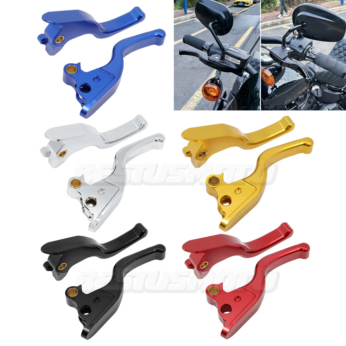 Motorcycle Aluminum Brake Clutch Levers For Harley Softail M8 Breakout FXDR 114 Low Rider Heritage Classic Slim Street Bob
