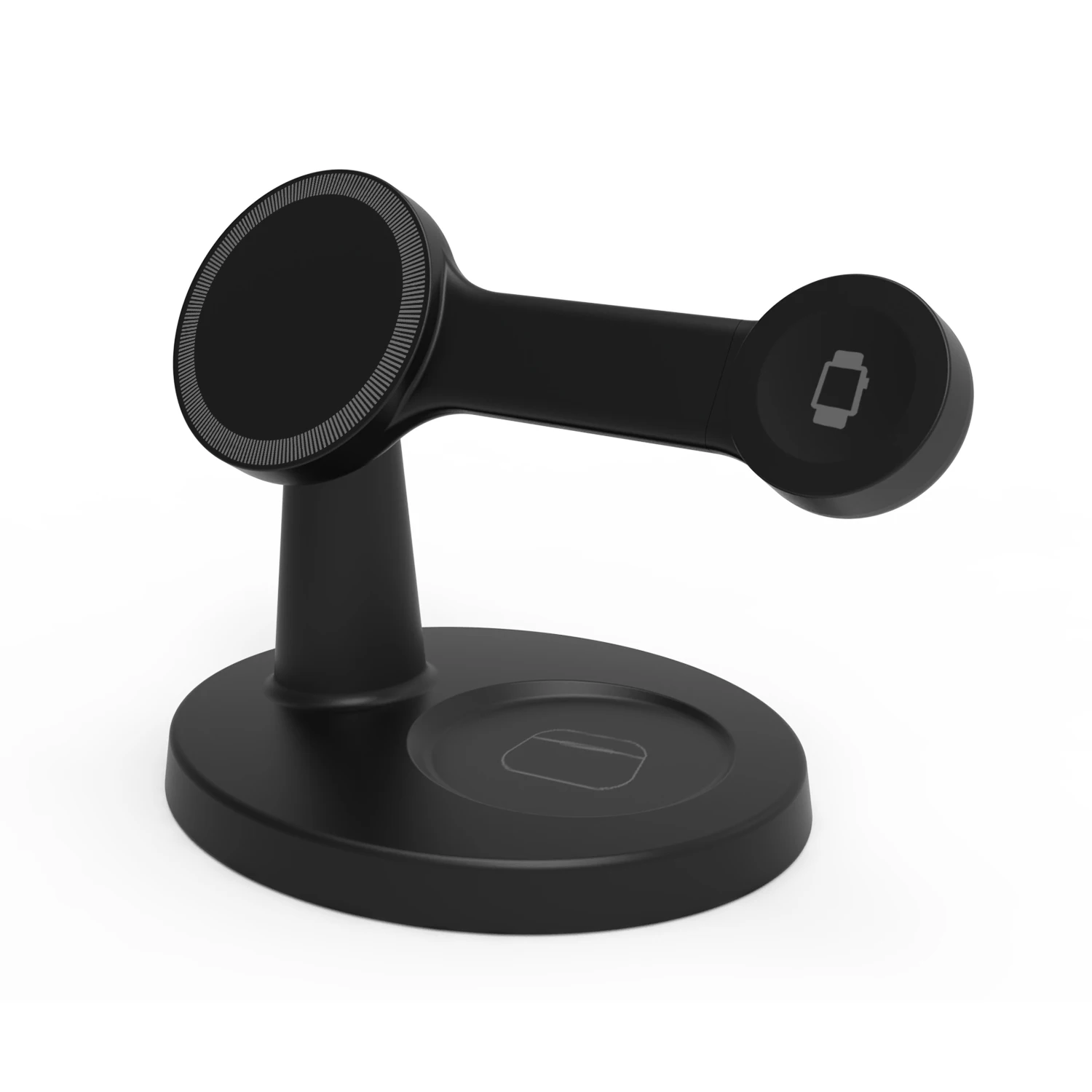 VIKEFON 3-in-1 magnetischer kabelloser Ladeständer für Magsafe iPhone 16 15 14 13 Pro Max Apple Watch 9 8 AirPods Pro Schnellladestation 8