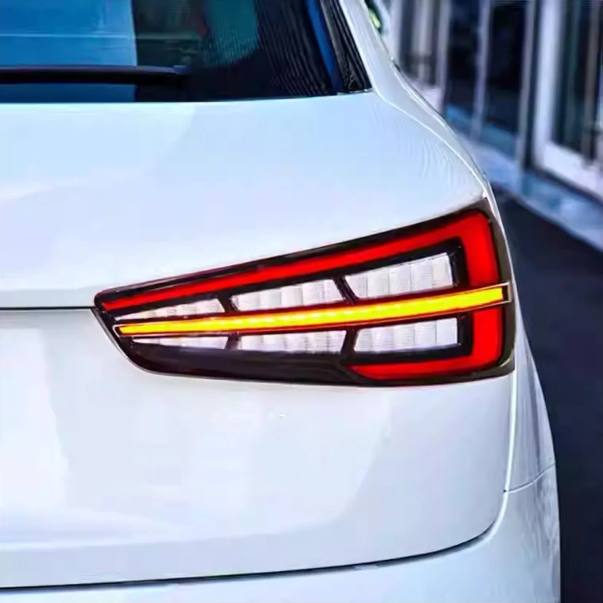 Body Kit TailLight Assembly for Audi Q3 13-18 Convert Led Brake Lamp Reverse Light Turn Signal Car Accessories