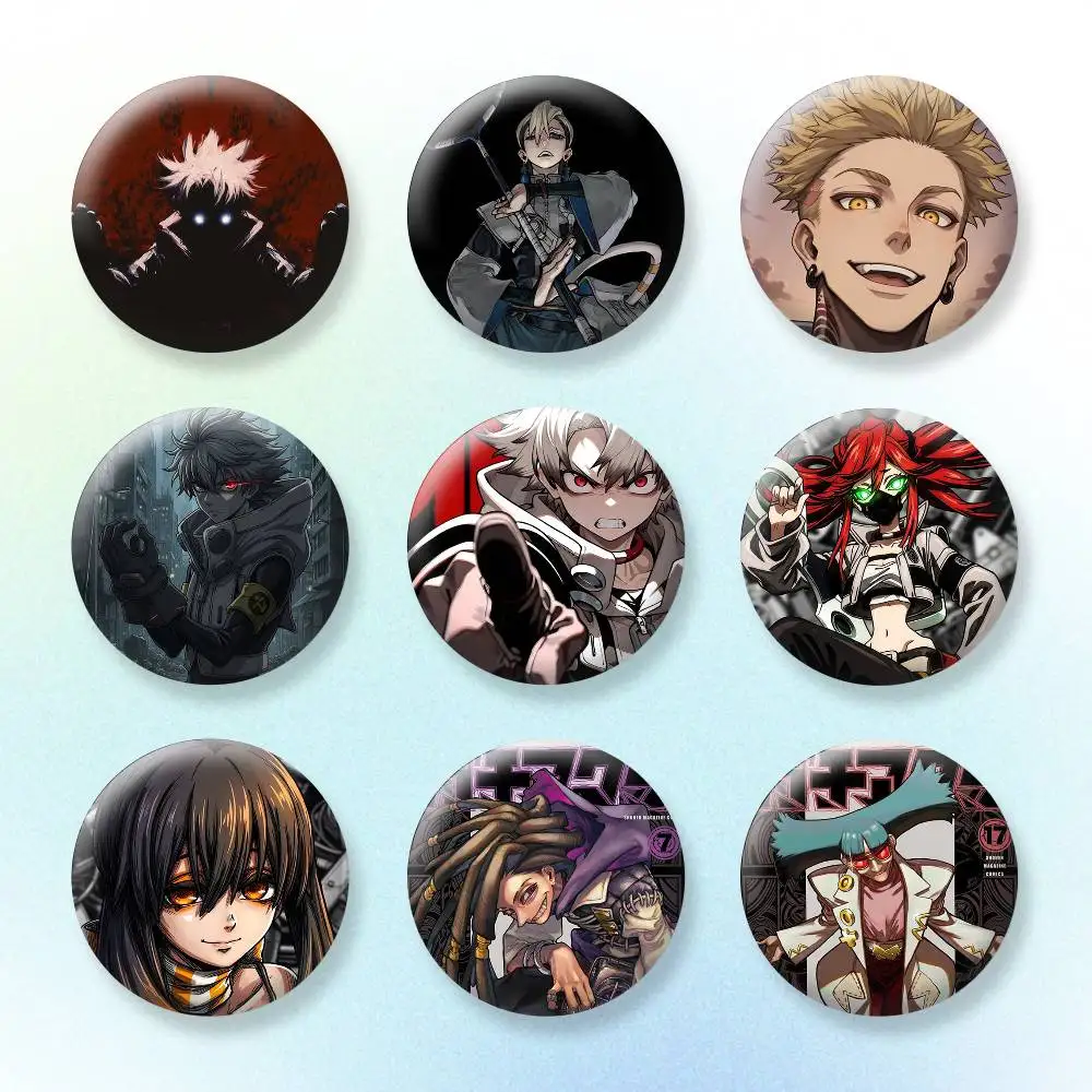 

G-Gachiakuta Anime icon Brooches Cartoon Badge Pins Backpack Hat Accessories Friend Gift