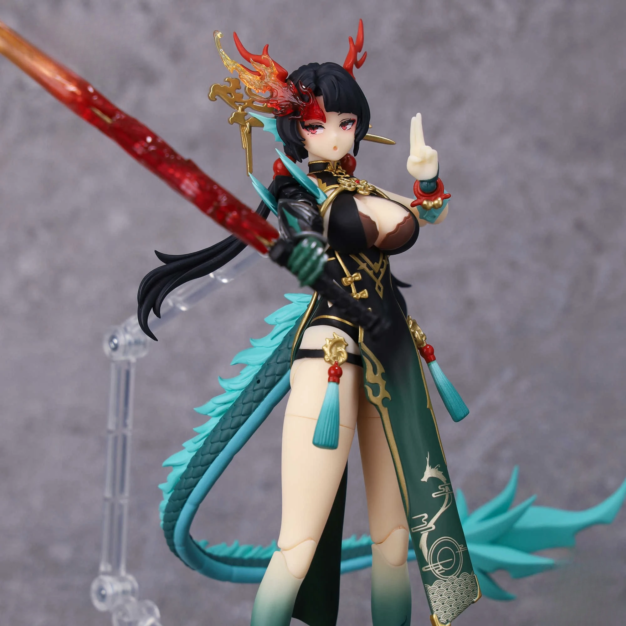 In Stock Brand New Zodiac Tiger Twelve Battles Twelve Zodiac Signs Little Qinglong 1/12 Action Figure Toy