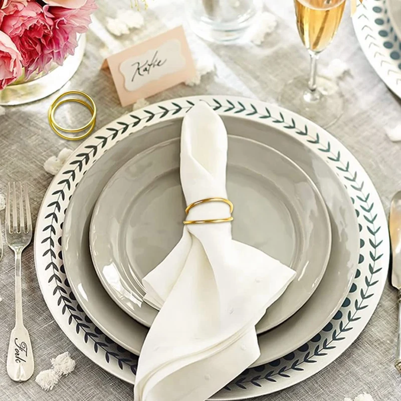Napkin Rings Spiral Napkin Rings Holders Home Dining Table Setting,Napkin Rings Serviette Napkin Holder Ring For Decor