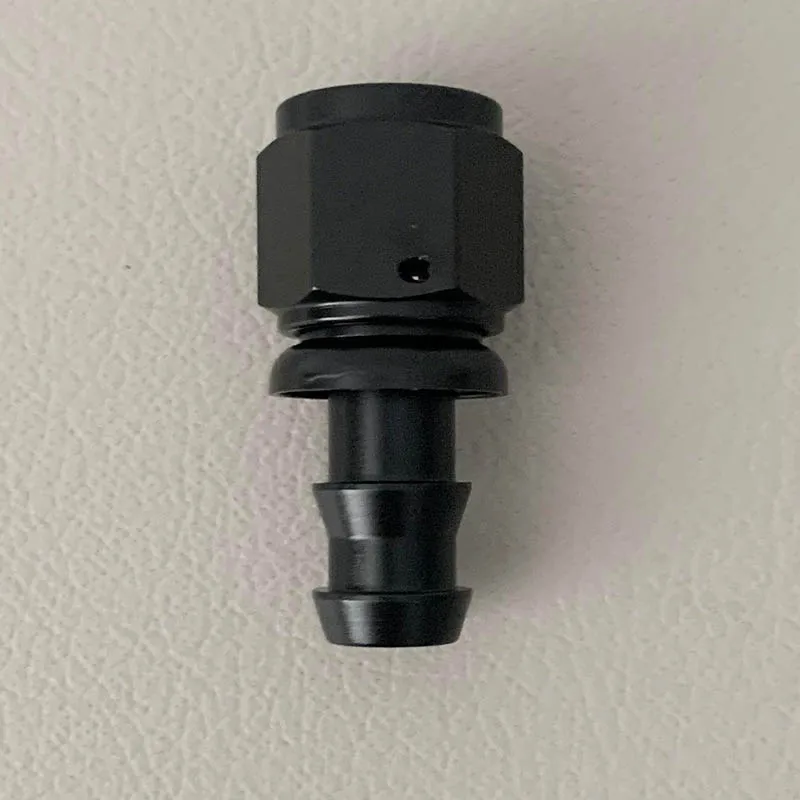 

Black Car Push-on Hose End Fitting AN4 AN6 AN8 AN10 AN12 Fuel Oil Cooler Cooler Hose Fitting 0-180 Degree Connection Adapter