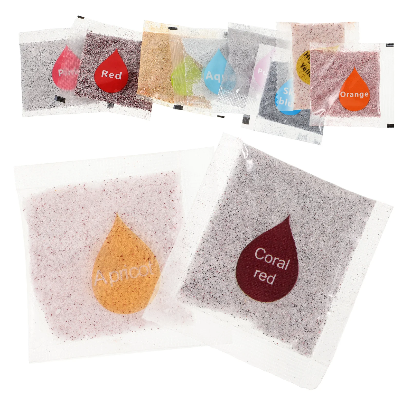 

10pcs Fabric Dye Tie Dye Powder DIY Kit Cotton Linen Dyeing Craft Supplies Colorful Clothes Pigments Easy To Use