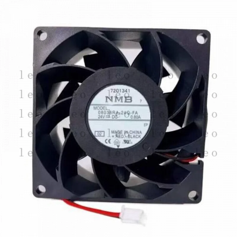 

YY 08038RA-24Q-FA 8038 DC24V 0.80A 8CM 2-Wire Cooling Fan #F4