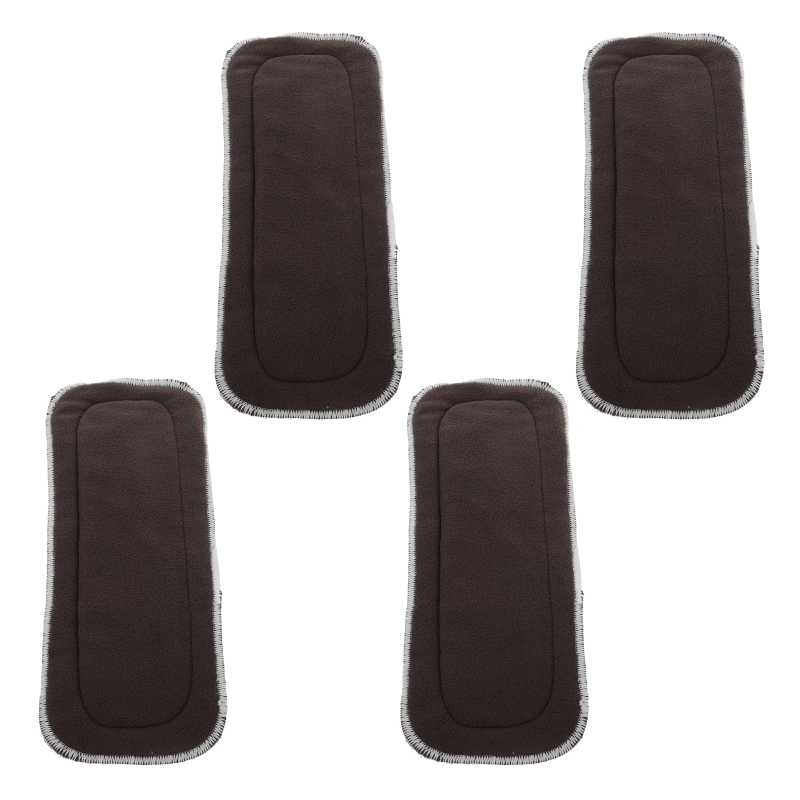 

4 шт.-сухие вставки для подгузников, многослойные высокопоглощающие многоразовые моющиеся тканевые подгузники для младенцев, дышащие