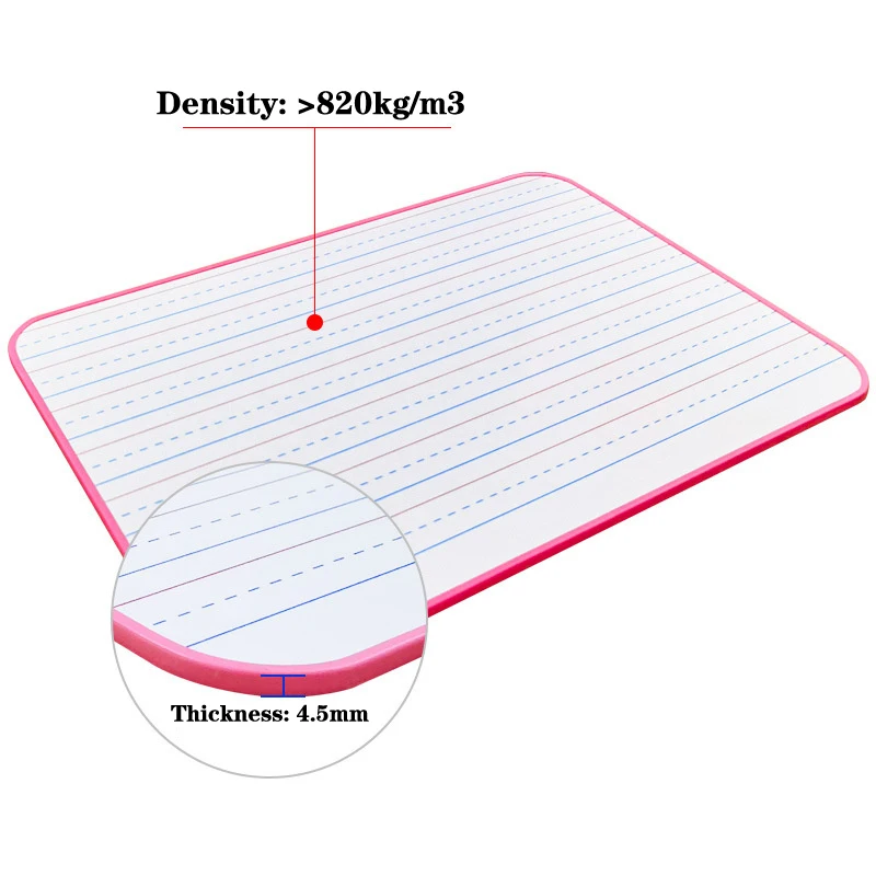 English Learning Wordpad Board Portable White Graffiti Magnetic Whiteboard Number Stickers Children Kids Interactive Teaching