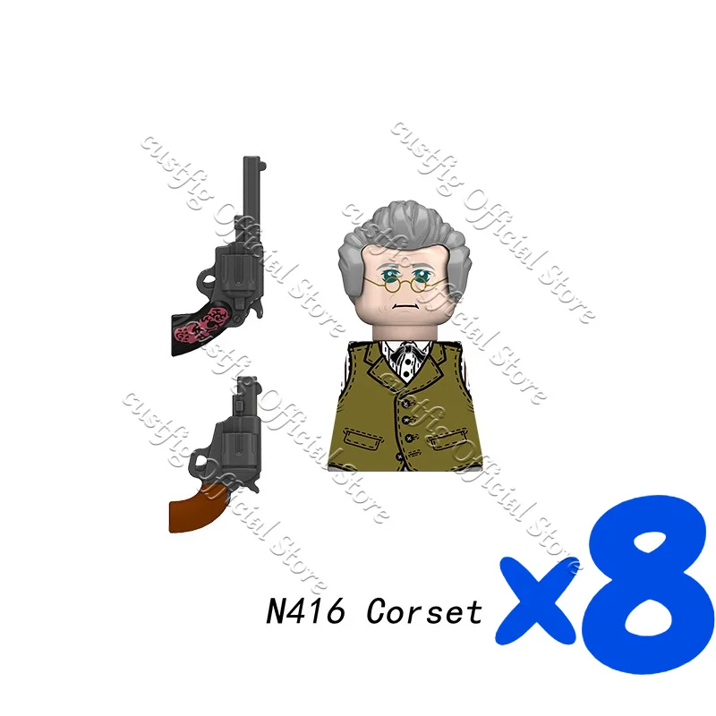 US Western Cowboy Militär-Bausteine Amerikanischer Bürgerkrieg Armee-Soldaten-Figuren Infanterie Kavallerie Sheriff Waffen DIY Bausteine Spielzeug