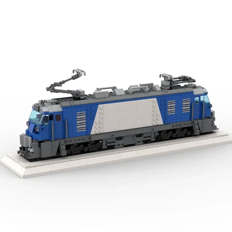RailwayTrain Modell Modell HX Lokomotive Modell Moc Bausteine Geschenke Weihnachten Spielzeug DIY Montage Technologie Modulare Blöcke