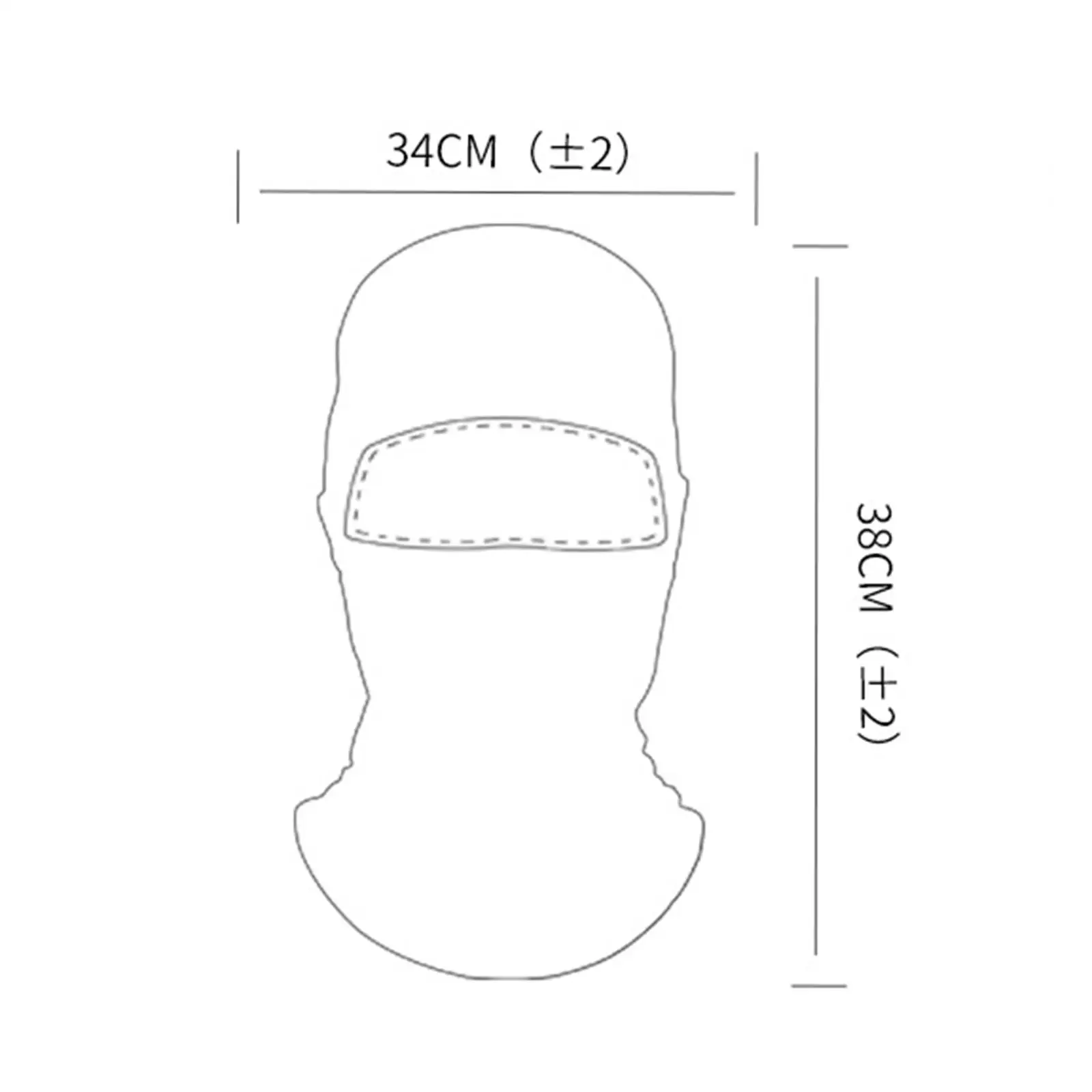 Cycling Balaclava Bandana Windproof Mask for Adult Men Unisex Skiing Biking