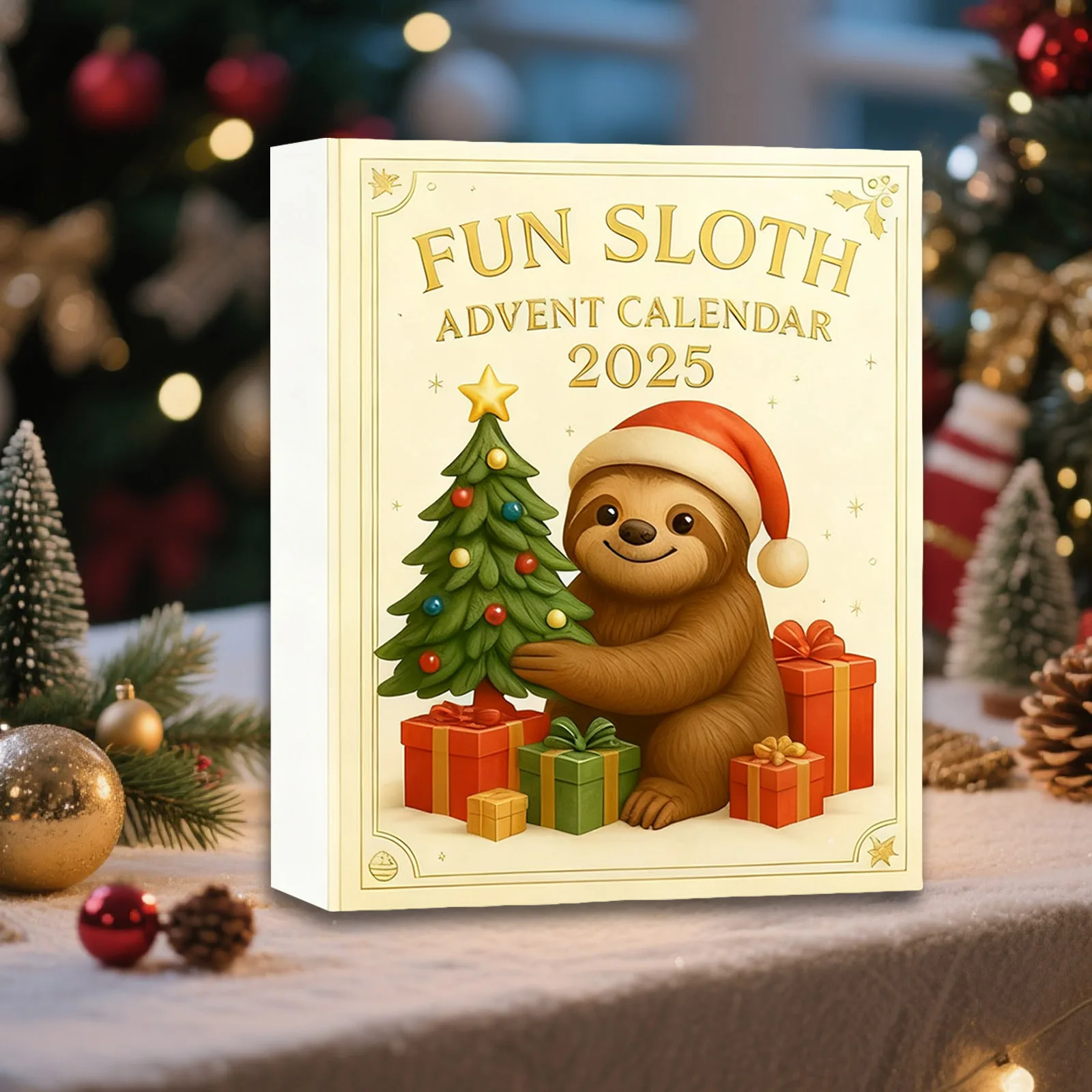 15 Minute Timer Fun Sloth Advent Calendar Containing 24 Acrylic Pendants Suitable For Various Party Mechanical Kitchen Timer