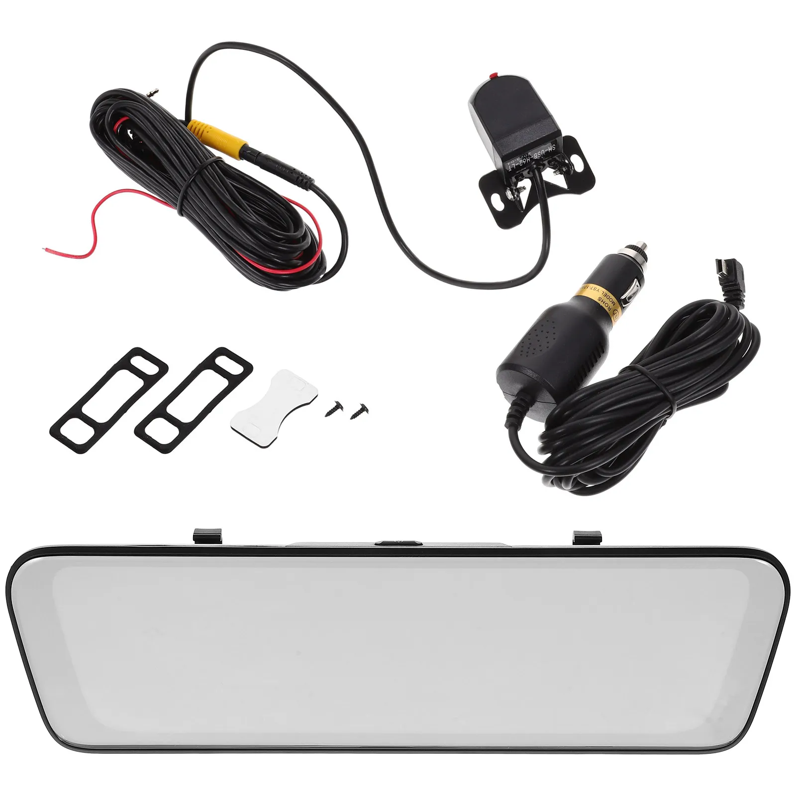 

1Set Driving Camera Dash Recorder 1080P Front Rear Dual Lens Car Recorder Camera with Backup Monitor Rear View Mirror Loop