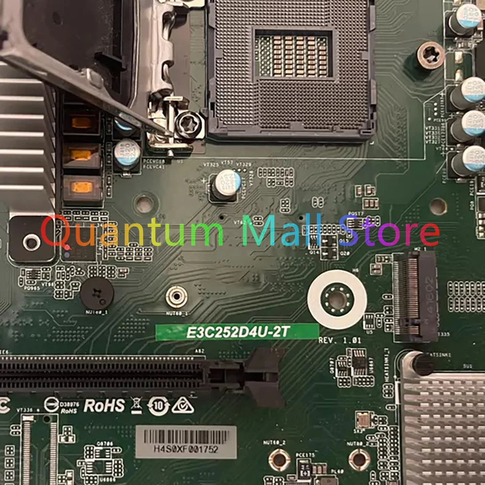 E3C252D4U-2T server motherboard supports E-2300 series CPUs i10i11 LGA1200