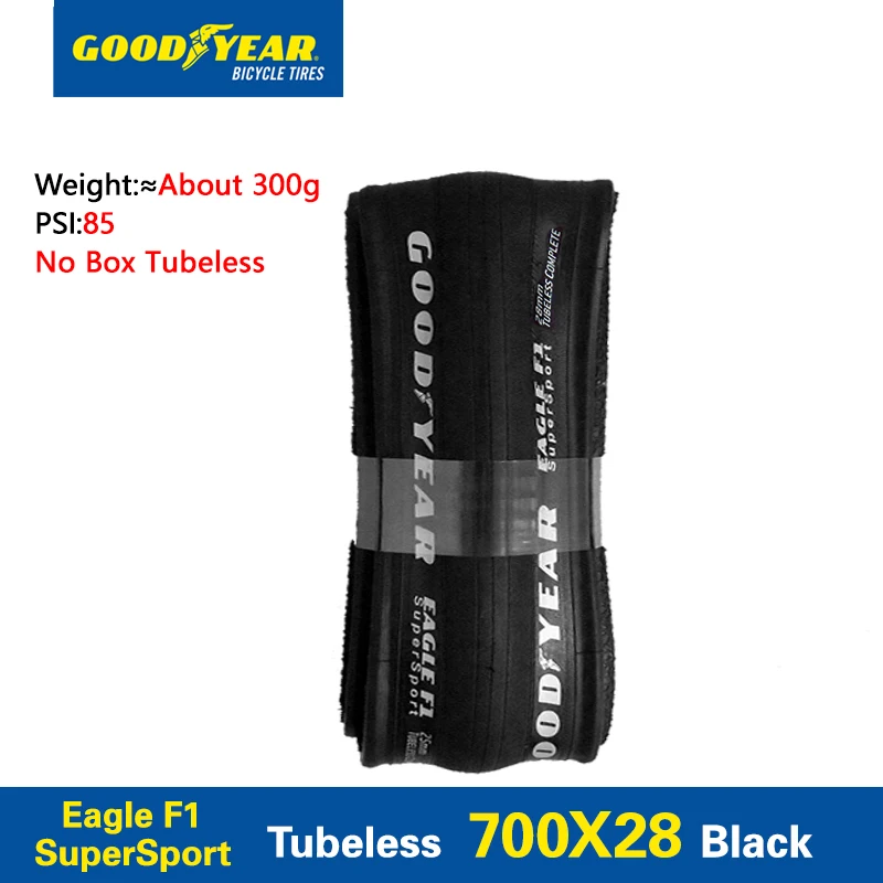 Goodyear Eagle F1 Supersport 700x28C Tubeless Road Bike Tire