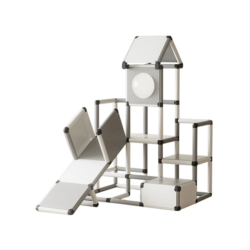 

Climbing Frame Pipe Slide Eco-Friendly Plastic Indoor Building Play-Structures for Indoors Outdoor Educational Learning Toys