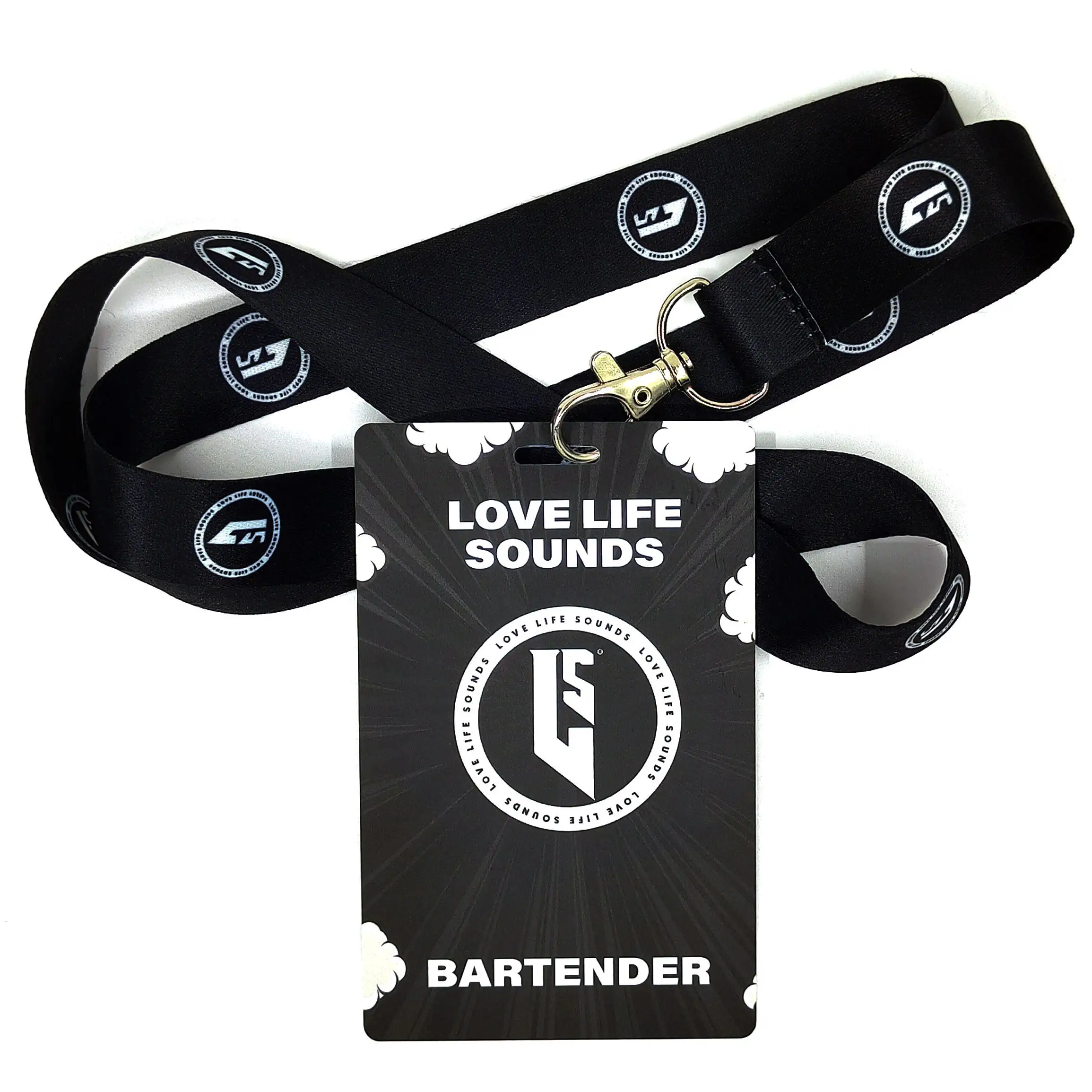 1mm Thick Custom PVC Laminated Card High Quality ID Card Event Staff ID Badge VIP Pass Card With Detachable Lanyard