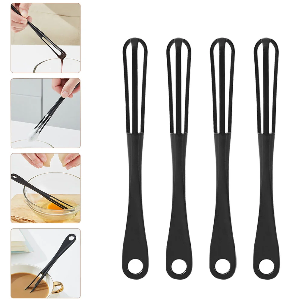 

4 Pcs Whisk Mini Blender Manual Hand Mixer Coffee Stirrer Held Mixers Egg Cooking Whisks