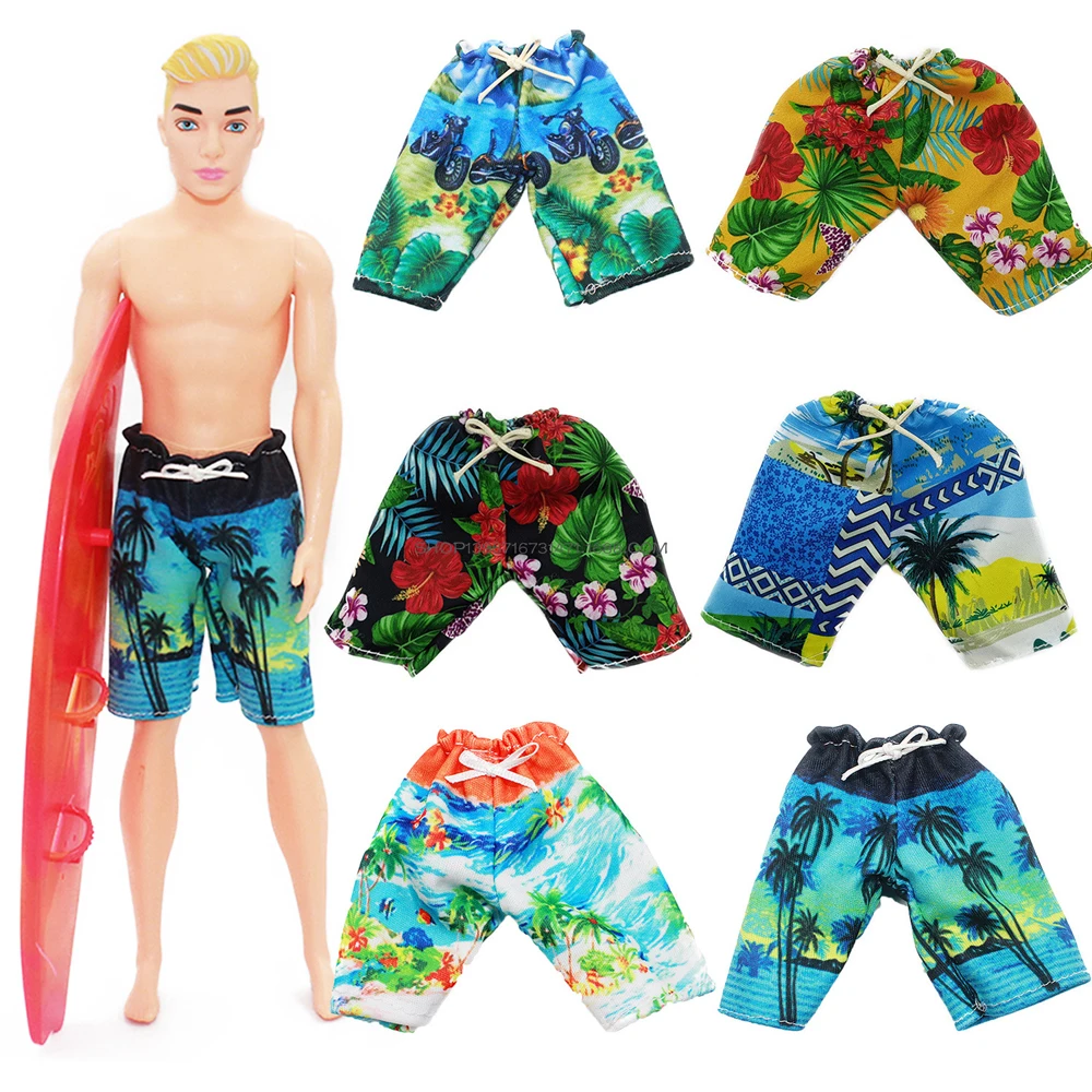 

NK 1 Pcs Male Pants Summer Swimming Shorts Beach Pants Doll Clothes For 1/6 Doll Boyfriend For 1/6 Doll Accessories Shoes Toy JJ