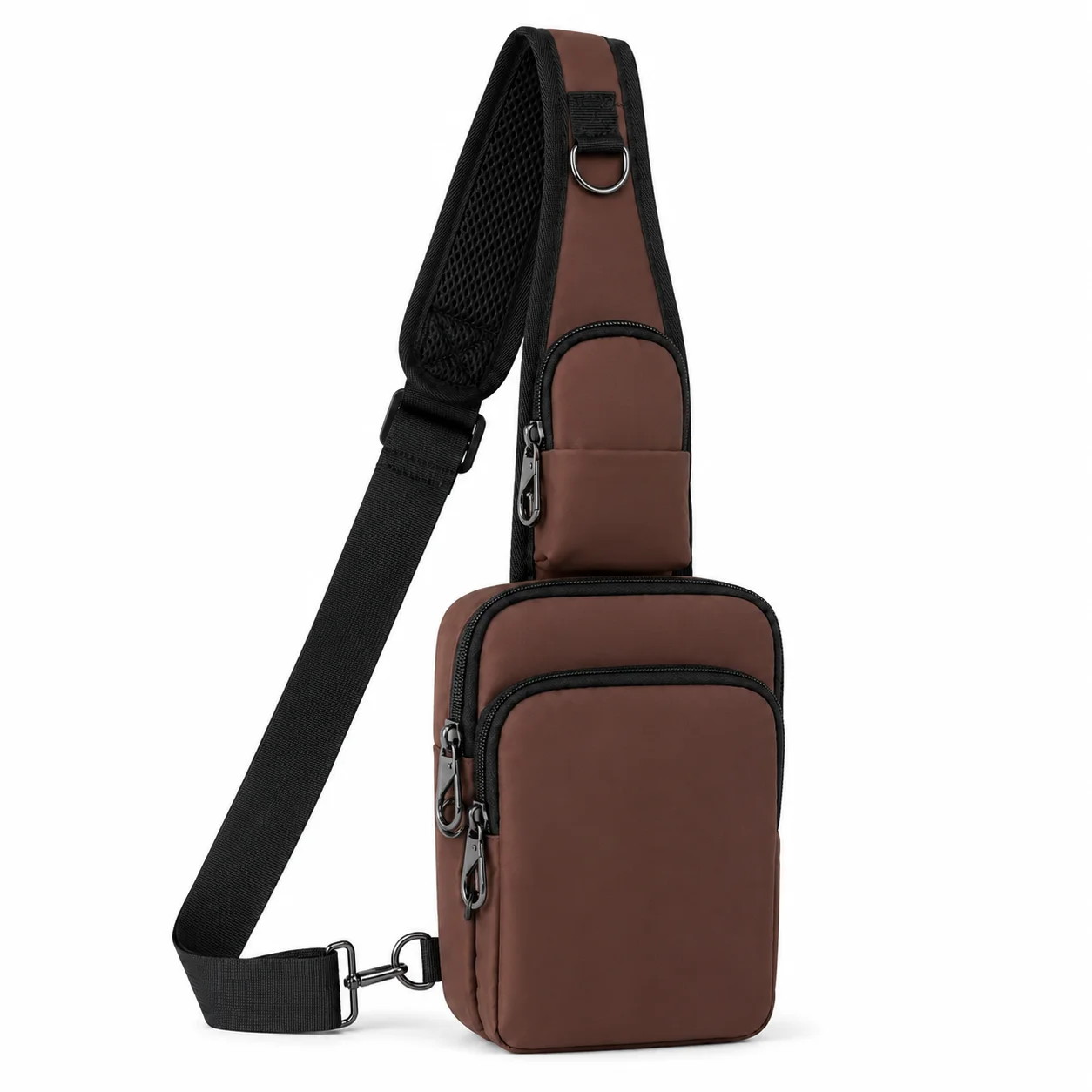 Modische Lässige RFID-Diebstahlschutz-Umhängetasche für Herren, Street-Sport-Brusttasche Einfache Leichte Schultertasche für Pendler