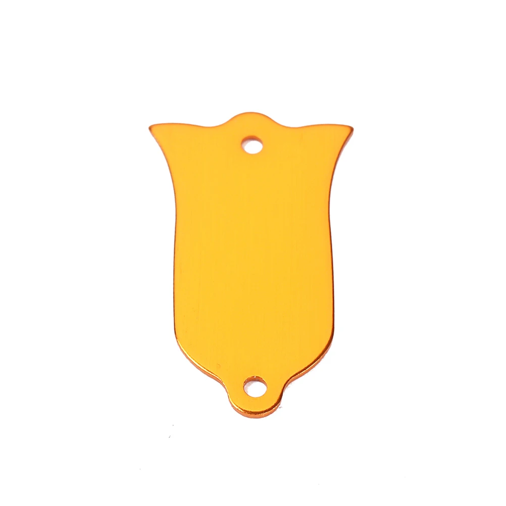 

Durable Aluminum Alloy Bell Shape Truss Rod Cover Electric Guitar Replacement Gold Smooth Texture High End Look