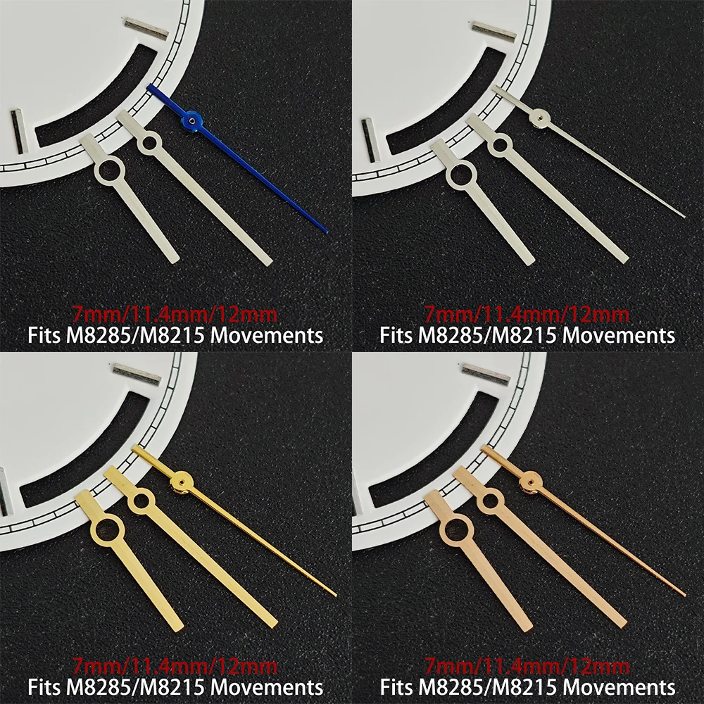 Lancette dell'orologio luminose blu di alta qualità con quadrante da 31 mm, adatte al movimento 8285/8215, quadrante 8285, accessori per orologi da uomo