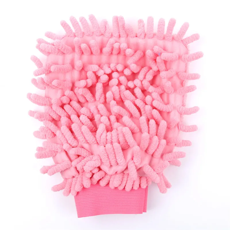 Durevole Super Mitt microfibra lavaggio vetri auto panno per la pulizia spolverino asciugamano guanti 5 colori accessori per la casa strumento per la pulizia