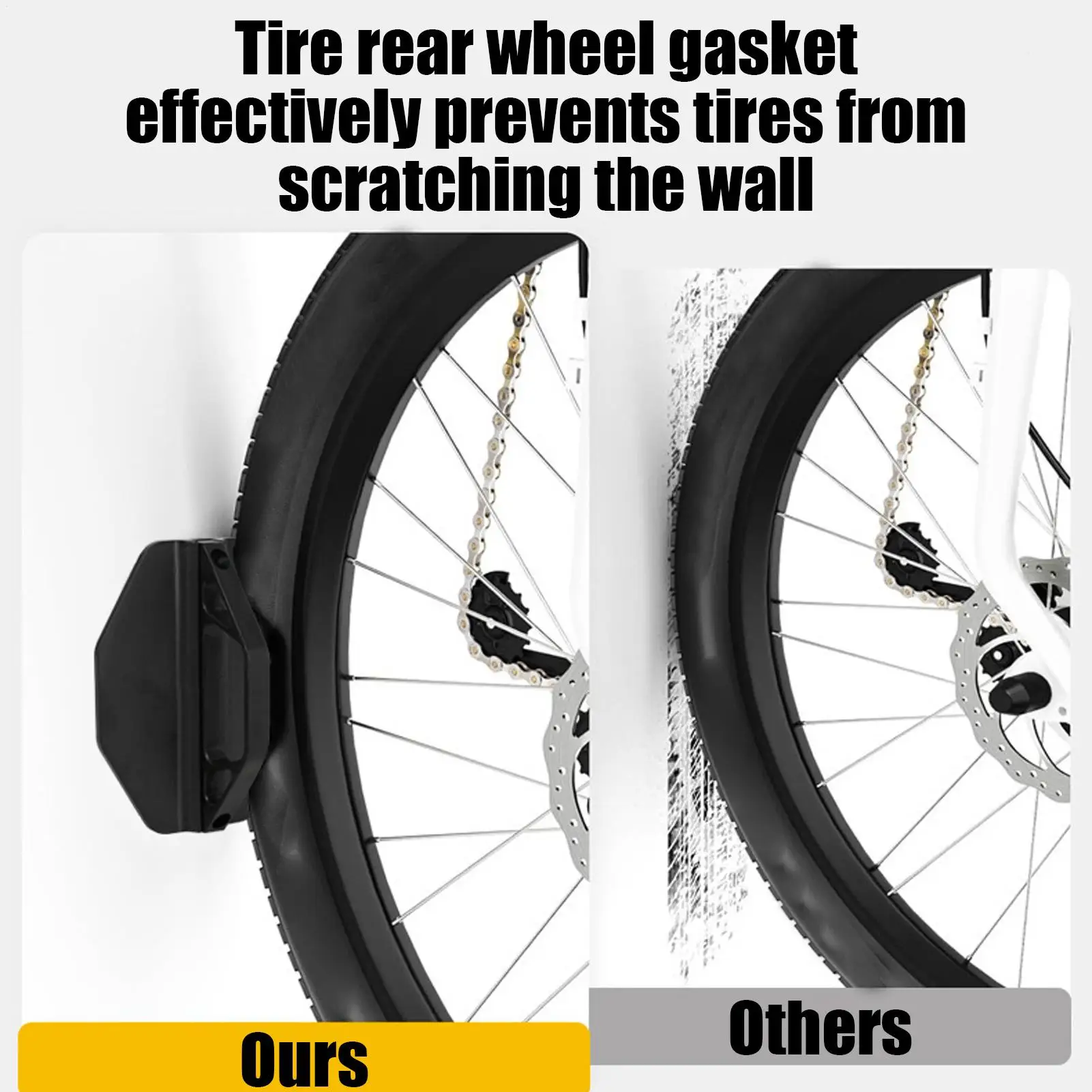 

Heavy Duty Cycling Wall Hanger Adjustable Space-Saving Hook Vertical Hanger Hook For Family Friend Indoor Outdoor Garage Home