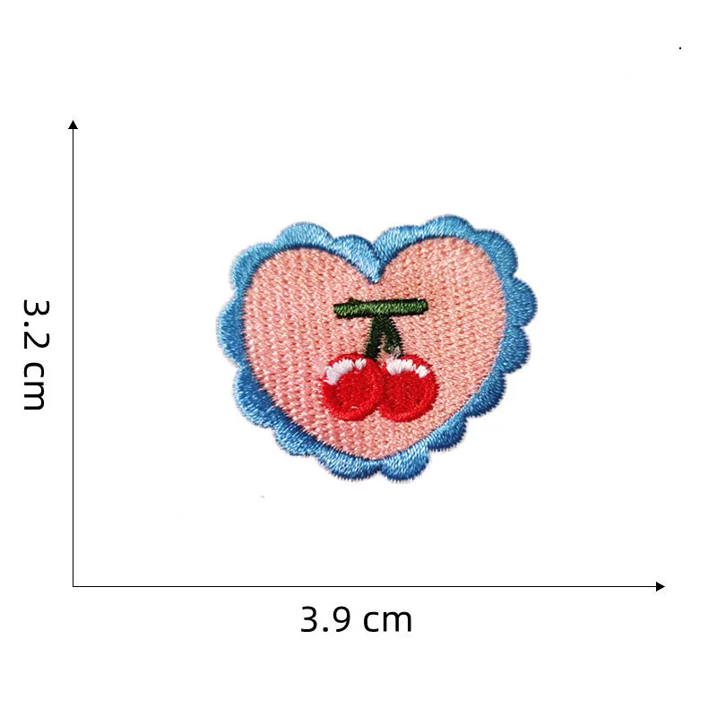 Slef naklejki samoprzylepne do etui na telefon torby dekoracja butów Cartoon serce z kwiatkiem naszywki szycie Grils sukienka kapelusze odznaka