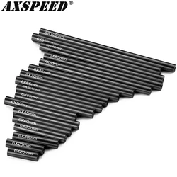 AXSPEED 2PCS Metal Link Rod Linkages 20-105mm for 1/10 RC Crawler Car Axial SCX10 AX10 F350 D90 D10 TRX4 TRX6 Upgrade Parts