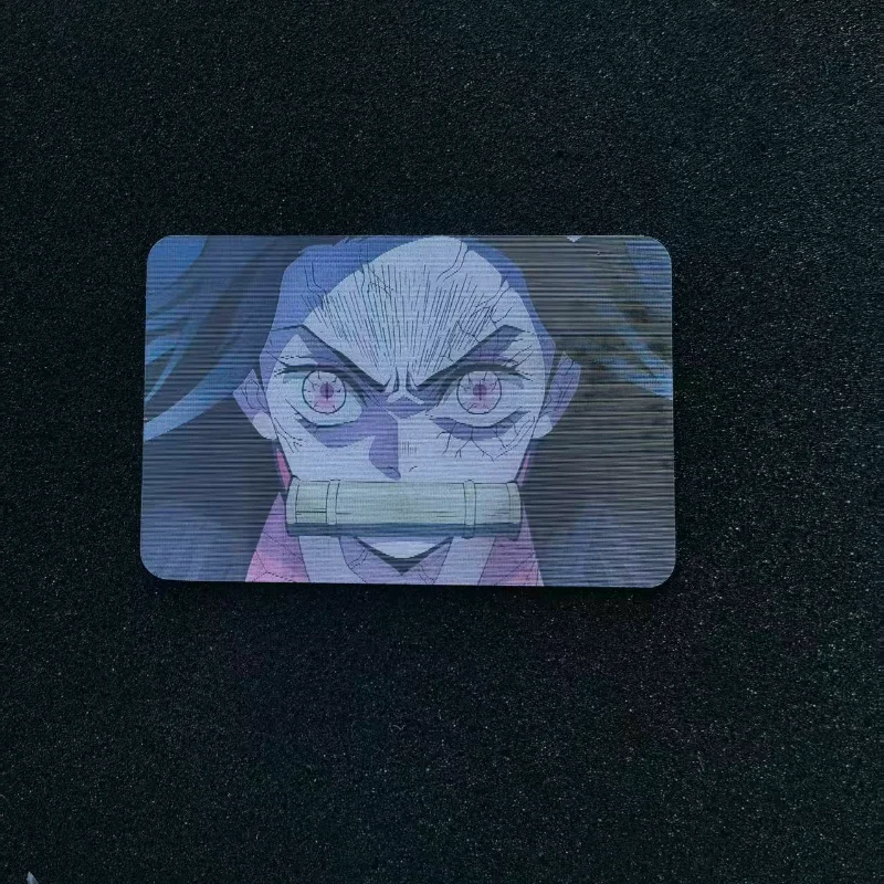 Carte creative Demon Slayer Nezuko Anime Action Figures Cartoon Grid Segnalibri Giocattolo Regali di compleanno di Natale Merchandise anime