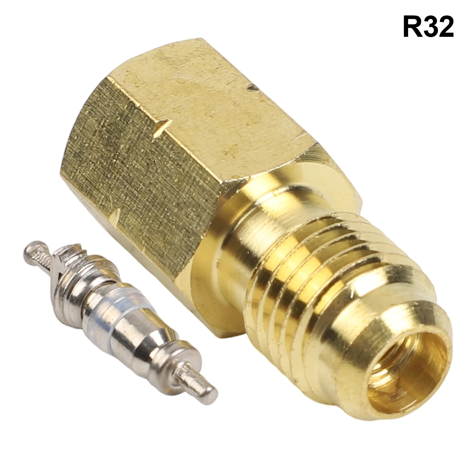 R32 Left-Handed 1/4 SAE Internal To 1/4 External Thread Adapter Adapter Set For R454ABC Air Conditioning Accessories