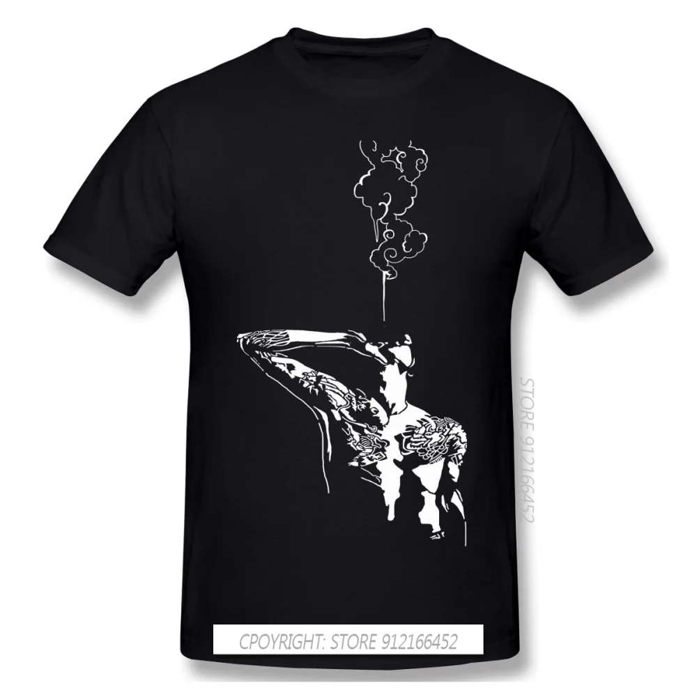 Men Yakuza Kiwami Kazuma Kiryu Majima Yumi Game T-Shirt Funny Tops Active Pure Cotton Tee Harajuku TShirt
