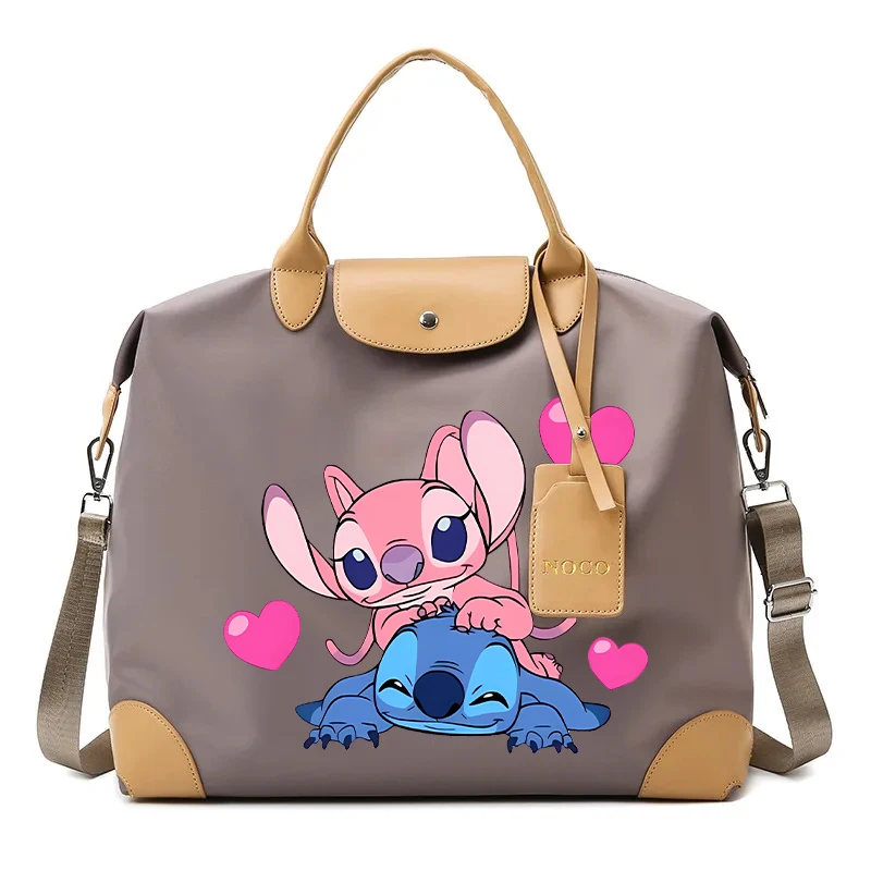 New Disney Stitch Crossbody Bags for Women Kawaii Cartoon Printed Shoulder Bag Women Handbags Large Capacity Shopping Tote Bags