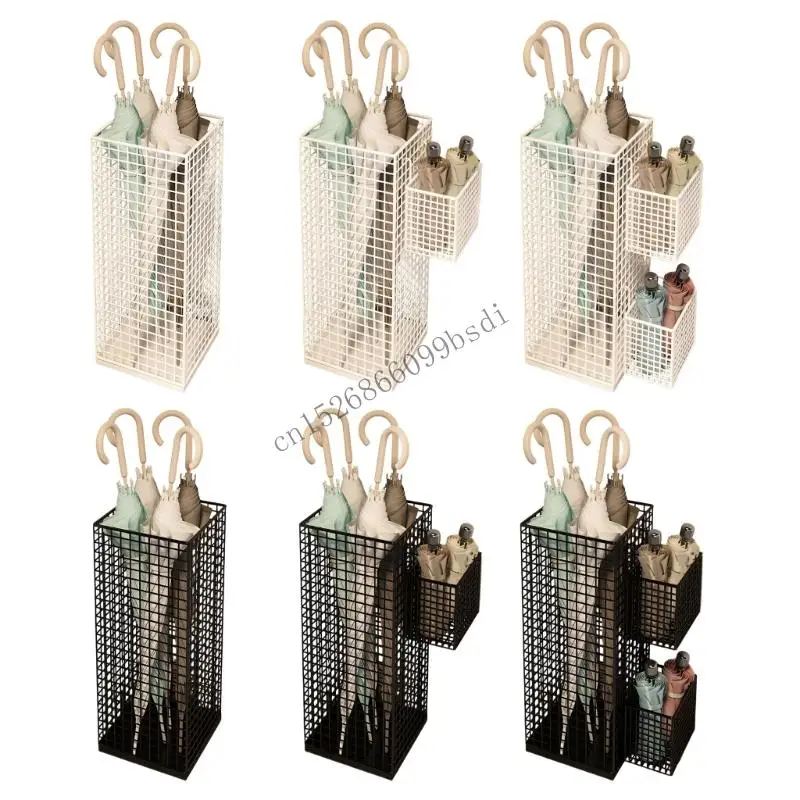 

11UA Metal Umbrellas Organizers Stand Household Storage For Multiple Folding Umbrellas