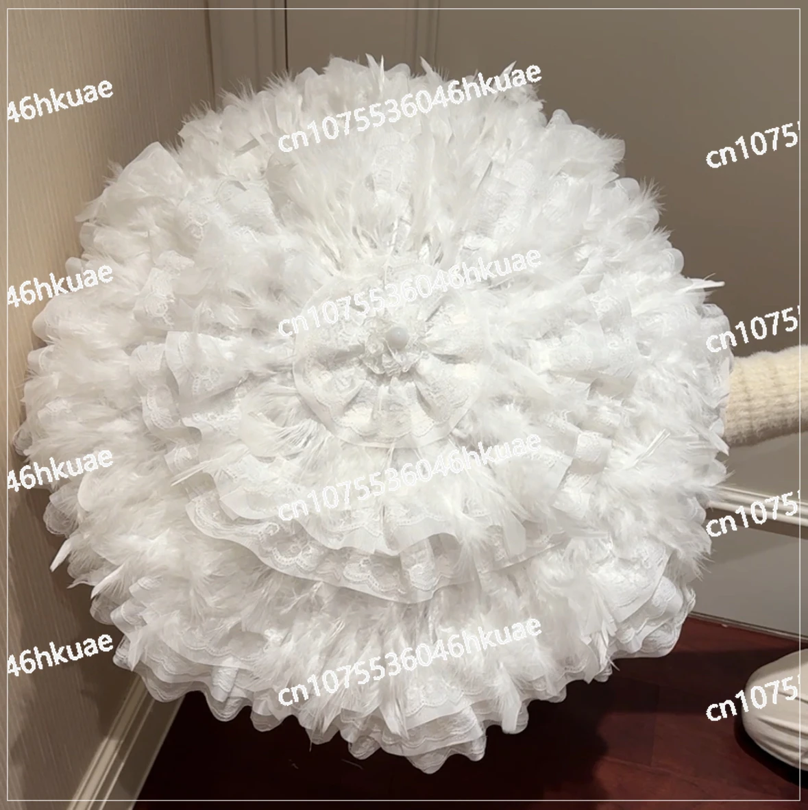 

Feather Umbrella Original Handmade Heavy Industry Flower Wedding Small Ocean Umbrella Small Feather